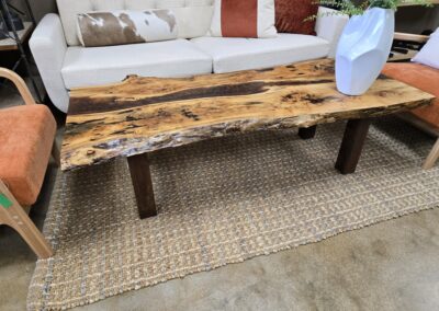 live edge handmade coffee table for sale picture