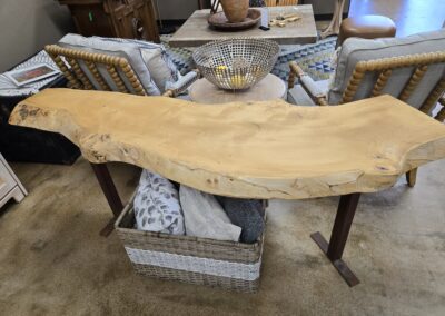 live edge handmade coffee table for sale picture