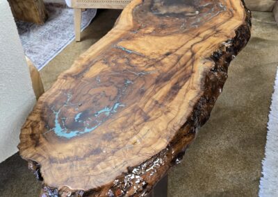 live edge handmade coffee table for sale picture