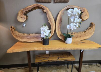 live edge handmade coffee table for sale picture