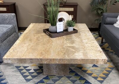 granite rectangular coffee table image